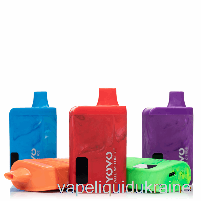 Vape Liquid Ukraine Yovo JB8000 Disposable Peach Mango Watermelon